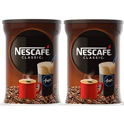 Afbeelding van Nescafe Classic Frappe 3 x 200 g, oploskoffie, ijskoffie, Griekse koffie, frappé grijs (600 g)
