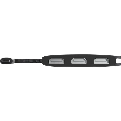 Afbeelding van Sitecom Video Adapter Pro Usb c Naar Triple Hdmi Zilver / Zwart (ad 1018)