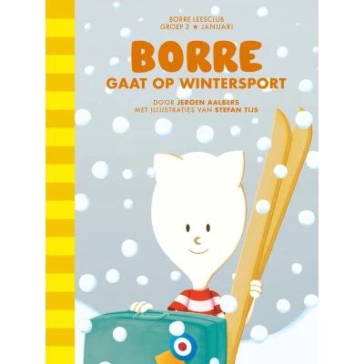 Afbeelding van De Gestreepte Boekjes Borre gaat op wintersport