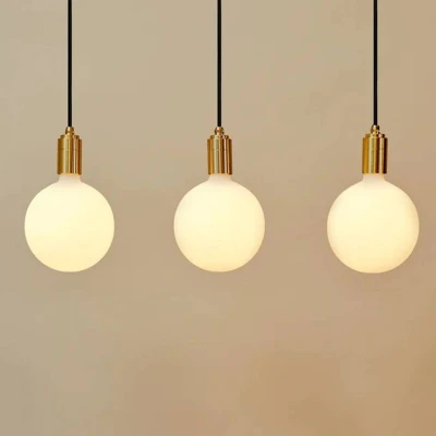 Afbeelding van Tala Drievoudige hanglamp Lineair, metaal, opaal LED glas