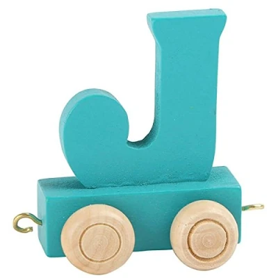 Afbeelding van small foot Coloured Letter Train M