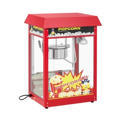 Afbeelding van Royal Catering Popcornmachine Retro design 150 / 180 C rood Koninklijke Horeca