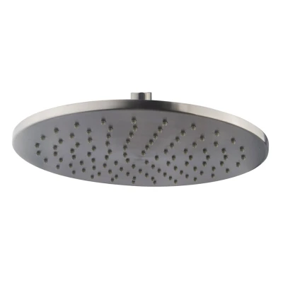 Afbeelding van Wiesbaden Caral hoofddouche rond 25 x 0,8 cm gunmetal