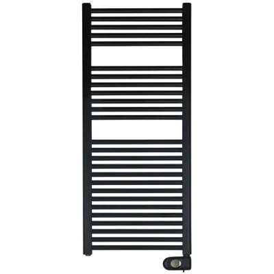 Afbeelding van 1226x500 750 watt │ Zehnder Aura E matzwart. Artikelnr: PBEBZ 120 50/MQ