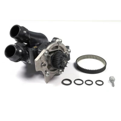 Afbeelding van HEPU P682P waterpomp Met pakkingen Zonder motortemperatuursensor, Thermostaat in Mechanisch Metaal Kunststofbehuizing VOLKSWAGEN: GOLF 6