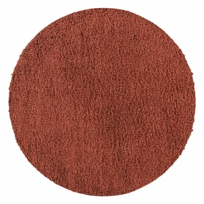 Afbeelding van Hoogpolig shaggy tapijt voor de woonkamer, onderhoudsarm, getest op schadelijke stoffen, poolhoogte: 3 cm, Öko Tex standaard, afmetingen: 160 rond, kleur: Terra
