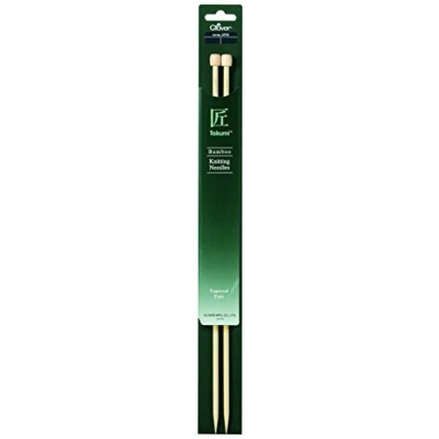 Afbeelding van Clover Bamboe Breinaalden 40cm 5,5mm