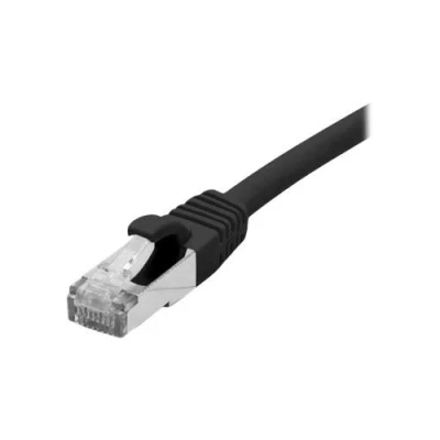 Image de Dexlan Cordon de raccordement RJ 45 (M) pour 7.5 m S/FTP CAT 6a sans halogène, moulé, crochet noir