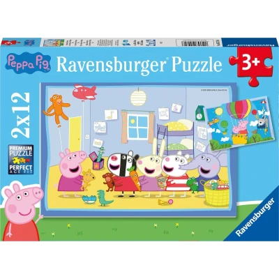 Afbeelding van Ravensburger De Avonturen van Peppa Pig Legpuzzel 12 stuks