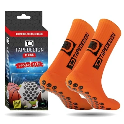Afbeelding van Tapedesign Allround Classic Gripsokken Oranje Maat: 37 48