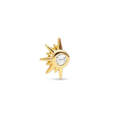 Afbeelding van Singularu Solar Enkele oorbel goldcoloured, Dames, Maat: One Size, Gold coloured