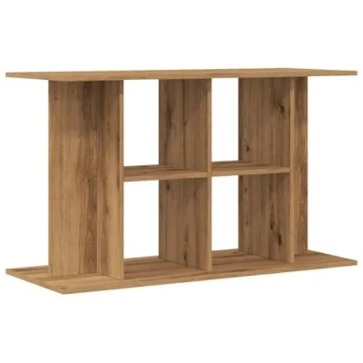 Afbeelding van Aquariumstandaard 100x40x60 cm bewerkt hout artisanaal eiken