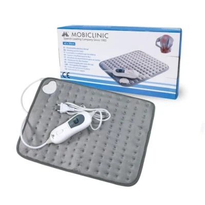 Afbeelding van Mobiclinic Elektrisch kussen Warmtekussen 40x30 cm 3 warmtestanden Automatische uitschakeling Max. 38 graden