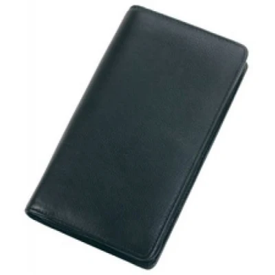 Image de alassio organiseur de voyage rfid document safe, cuir nappa noir
