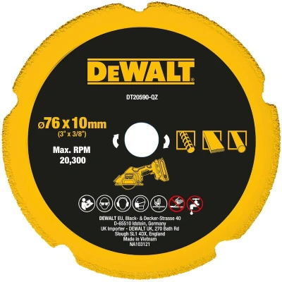Afbeelding van DEWALT DT20590 QZ diamantblad multimateriaal 76x20mm