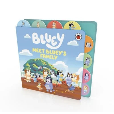 Afbeelding van Bluey Bluey: Meet Bluey&#039;s Family: Tabbed Board Book