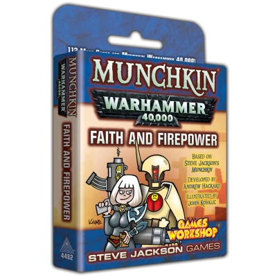 Afbeelding van Steve Jackson Games 4482 Munchkin Warhammer 40k: Faith and Firepower