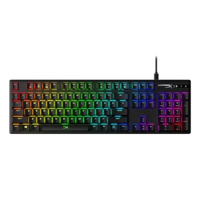 Afbeelding van HyperX Alloy Origins RGB Mechanisch Gaming Toetsenbord QWERTY Aqua Switch