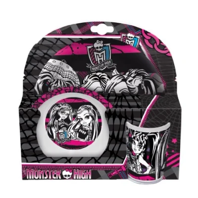 Image de Stor 6535 Ameublement Et Décoration Monster High Set 3 Pièces Mélamine
