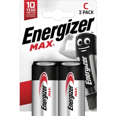 Afbeelding van Energizer Alkaline Batterij C 1.5 V Max 2 Blister