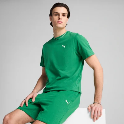 Afbeelding van Puma Wardrobe Tshirt basic, Heren, Maat: Small, Archive green