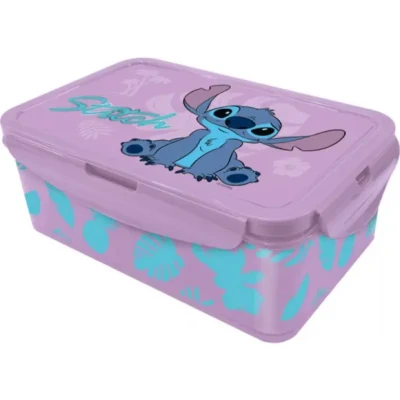 Afbeelding van Disney Stitch Lilo&amp;Stitch lunchbox brooddoos afsluitbaar deksel terug naar school