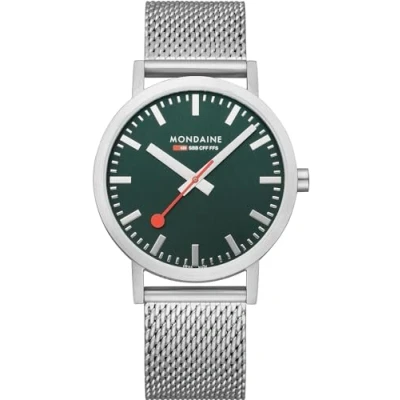 Afbeelding van Mondaine M660.30360.60SBJ Horloge Mesh Groen 40mm