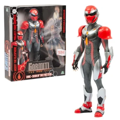 Afbeelding van Gelede figuur GORMITI Scion met vuurprojector Zane 27 cm Vanaf 4 jaar GRV053