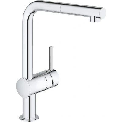 Afbeelding van GROHE Minta 1 gats keukenkraan met draaibare L uitloop,