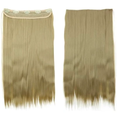 Afbeelding van PRETTYSHOP Clip In Extensions, Kunsthaar extensies, 60 cm, blond C71