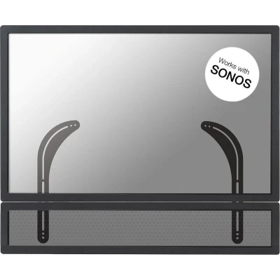 Afbeelding van Neomounts NS SB100 soundbar beugel montage onder TV zwart