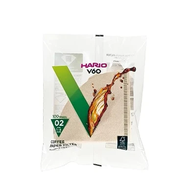 Afbeelding van HARIO V60 Koffiefilters 02 Size Bruin 100 stuks