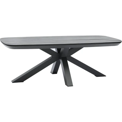 Afbeelding van Tuintafel Grijs Aluminium &amp; HPL 220x100x75 cm Bradford SenS Line