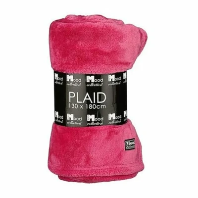 Afbeelding van In The Mood Collection Famke Fleece Plaid L180 x B130 cm Fuchsia