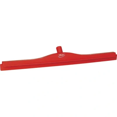 Afbeelding van Vikan Vloertrekkers Met Vaste Nek Full Colour Hygiëne Vloertrekker Polypropyleen En Tpe Rubber 70cm Breed Rood