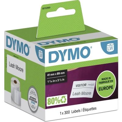 Afbeelding van Dymo Labels 89x41mm 1x300x