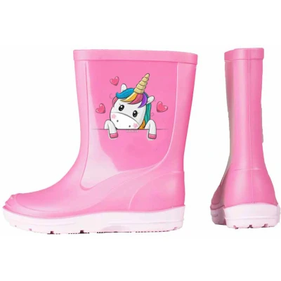 Afbeelding van HORKA Regenlaarzen Kids PVC Roze 22 Agradi.be