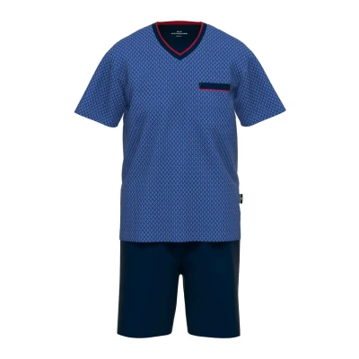 Afbeelding van Götzburg ALAN SET Pyjama, Heren, Maat: Large, Blau dunkel uni