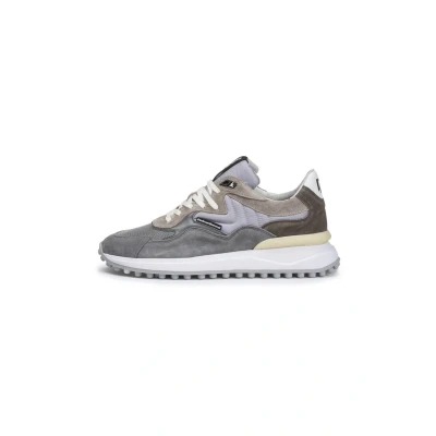Afbeelding van Floris van Bommel Noppi Sneakers laag, Heren, Maat: 41 1/3, Darkgrey Textiel