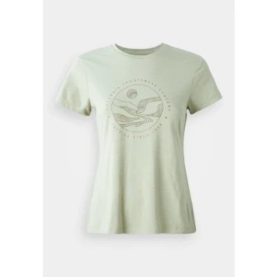 Afbeelding van Columbia RIDGE Graphic TEE Sport Tshirt, Dames, Maat: Small, Safari