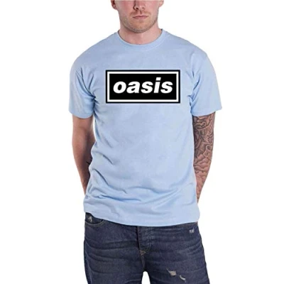 Afbeelding van Henry Tiger Decca LOGO Tshirt print, Heren, Maat: Medium, Light blue