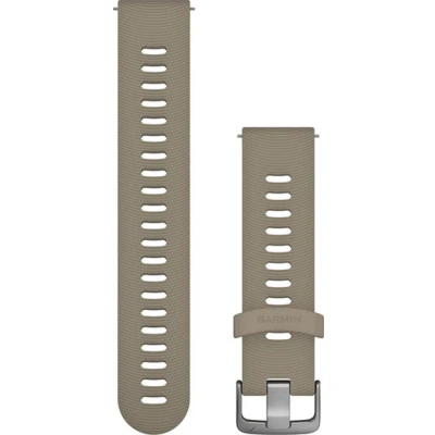 Afbeelding van Garmin Quick Release Siliconen Horlogebandje 20mm Polsbandje Wearablebandje Zandsteen