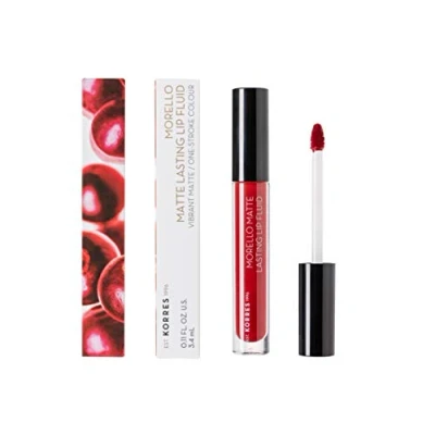 Afbeelding van Korres Morello Matte Lasting LIP Fluid Lipgloss, Maat: 3.4 ml, 59 brick red