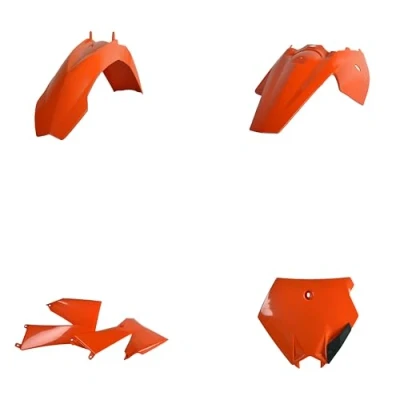 Afbeelding van Polisport Plastickit KTM SX85 2006 2012 Origineel Oranje / Zwart