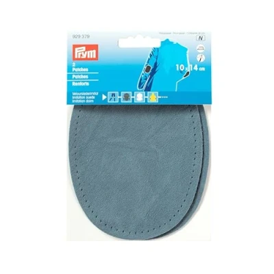 Afbeelding van Prym Suede patches om op te strijken, 10 x 14 cm, medium, blauw Part_B00UDETC9I