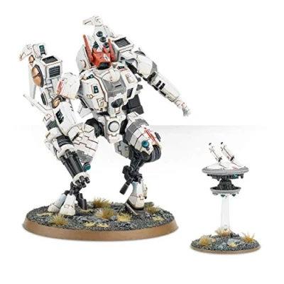 Afbeelding van Games Workshop Citadel Tau Empire Commander Warhammer 40k miniaturen, figuren bestaande uit XV85 Enforce Battlesuit en XV86 Coldstar (99120113060)