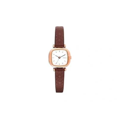Afbeelding van Komono Moneypenny Monogram Auburn W1324 Polshorloge