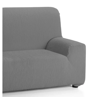 Afbeelding van Martina Home elastische bankovertrek, model Emilia, 2 zits, grijs
