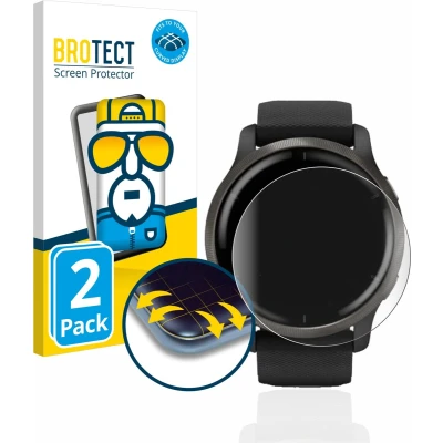 Afbeelding van BROTECT Screenprotector voor Garmin Venu 2 Folie Beschermfolie transparant volledig dekking (2 Stuks)