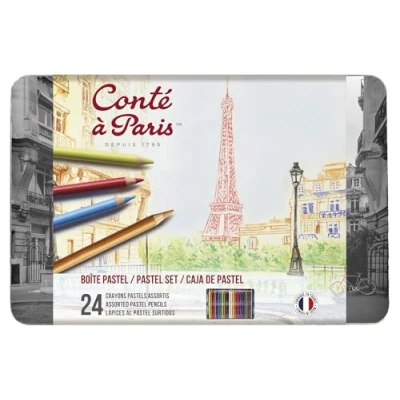 Afbeelding van Conté à Paris 24 Pastelpotloden Assorti